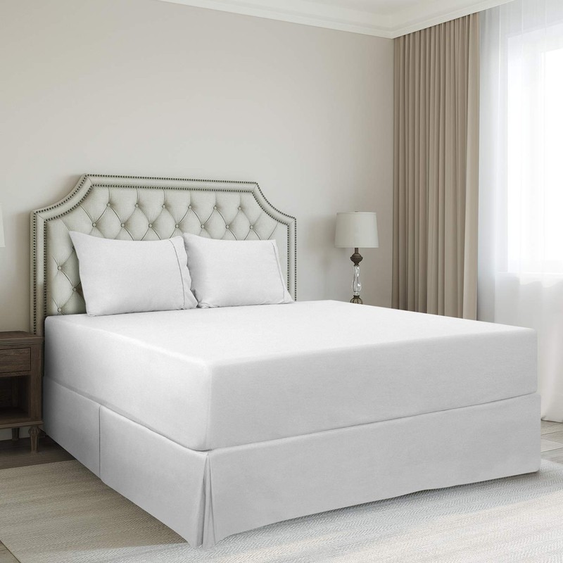 Utopia Bedding Valance Sheet Double - Soft Brushed Polyester-Microfibre -