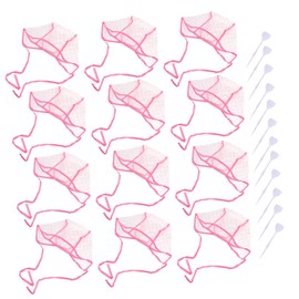 TOVINANNA 12pcs Hair Dye Caps Hooks Highlighting Cap for Easy Hair Coloring Salon Use Includes Highlighting Hooks