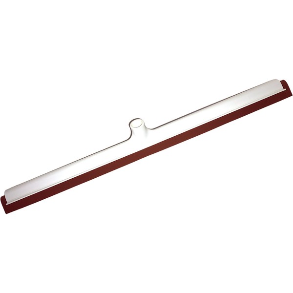 Carlisle FoodService Products 36693000 Flo-Pac Soft Double Foam Rubber Floor Squeegee with Plastic Frame, 30" Length, Red (Case of 10)