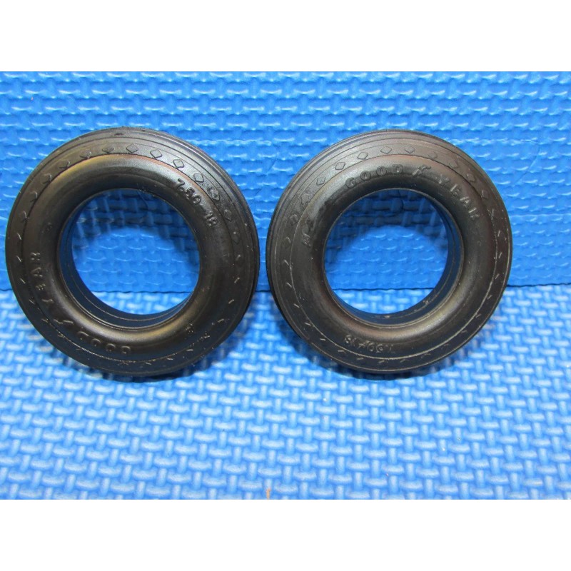 GOODYEAR 7.50-18 FRONT TRACTOR TIRES 1/16 SCALE   TOY IMPLEMENT TRAILER