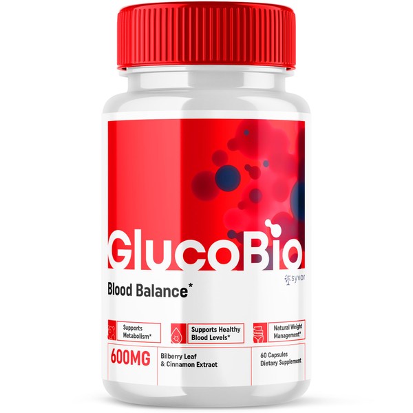 Glucobio Capsules, Official Gluco Bio Advanced Health Support with All