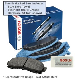 Bosch Blue Juego de Pastillas de Freno de Disco de Cerámica con Herrajes para Ford Bronco Sport/Edge/Escape/Fusion/Maverick/Lincoln Continental/MKC/MKX/MKZ/Nautilus, BE1665H