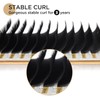 LASHVIEW 0.20 Thickness Silk D Curl Fake Eyelash Extensions Mixed