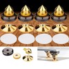 Speaker Spike Pad Kit Wide Application Shock Absorbing Zinc Alloy