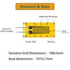 Strain Gauge, Cuidr 120ohm 100AA Foil Resistance Strain Gauge Used