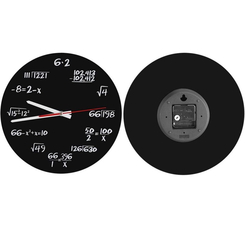 Reloj de Pared Acrílico-Acrílico Reloj de Pared Matemático Diseño Moderno