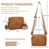 Small Crossbody Purses for Women, Vegan Leather Travel Crossbody Bags,