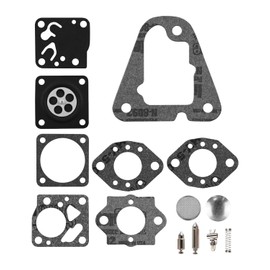 NTSUMI Carburetor Repair Rebuild Kit Fit for Tillotson HU10A HU10B HU10C Carburetor Poulan S25DA S25CVA Chainsaw, Engine Carb Diaphragm Gasket Tool Set