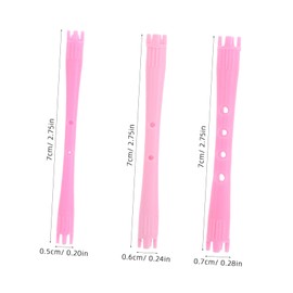 Outanaya Versatile Perm Rods Set 3 Sizes for Long Short Hair Heatless Curling Sticks for Styling