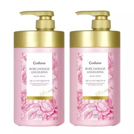 Convum 컨퓸 로즈 엔젤링 트린트먼트 헤어팩 1000g X 2개 Confume Rose Angeling Treatment Hair Pack 1000g x 2