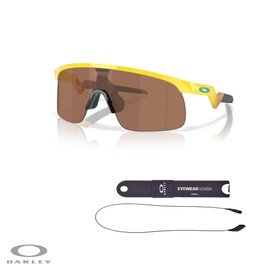 Oakley Kids Resistor OJ9010 901028 23MM Yellow/Prizm Tungsten Shield Junior Sunglasses for Boys + BUNDLE Accessory Leash + Designer iWear Kit