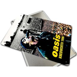 Oasis Knebworth 1996 poster Metal sign, Oasis Vintage Poster Rock Band Music Decorative metal sign