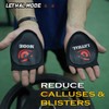 LETHAL MODE Rubber Gym Grips – Rubber Palm for Weight