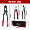 WISEUP 3Pcs Bolt Cutter Pliers Set, 14" Heavy Duty and