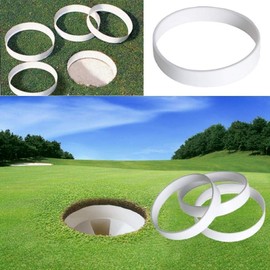 A99 Golf 4pcs Putting Green Hole Cup Ring Golf Field Accessory Outdoor Equipment Putting Cup Rings