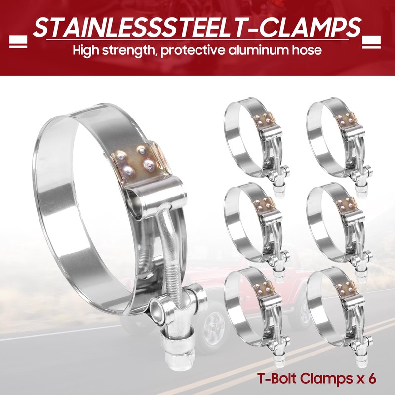 Max Flow Hot Side Intercooler Pipe Boot Kit for 2008-2010