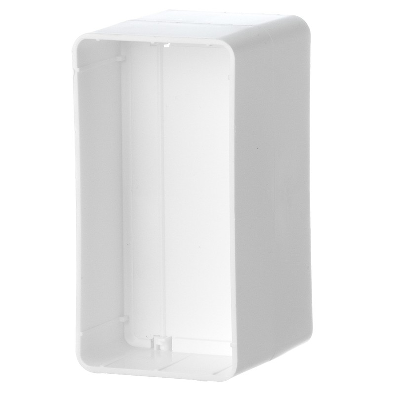 Steinberg14 White 220 x 55 mm Duct Connector with Backflow