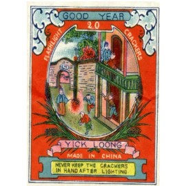 Good Year Firecracker pack Label refrigerator MAGNET collect all of them