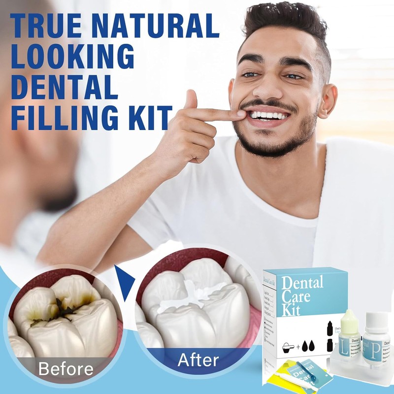 HUFLYI Zinc oxide-eugenol Cement Dental Kit affix temporary crowns or