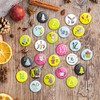 Advent Calendar Number Buttons (1-24): Pin for DIY Christmas Calendars