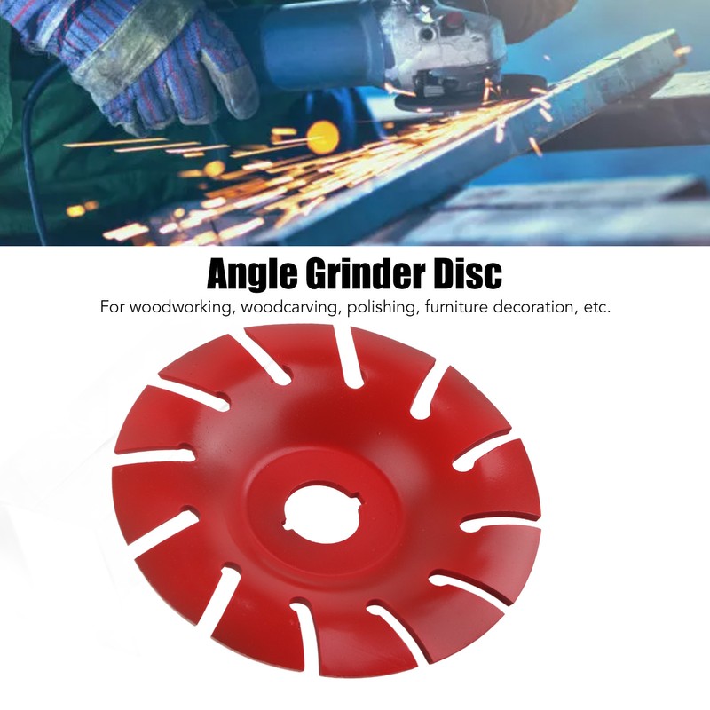 Wood Carving Disc Shaping Wheel 125mm Stainless Steel 12T Accessory