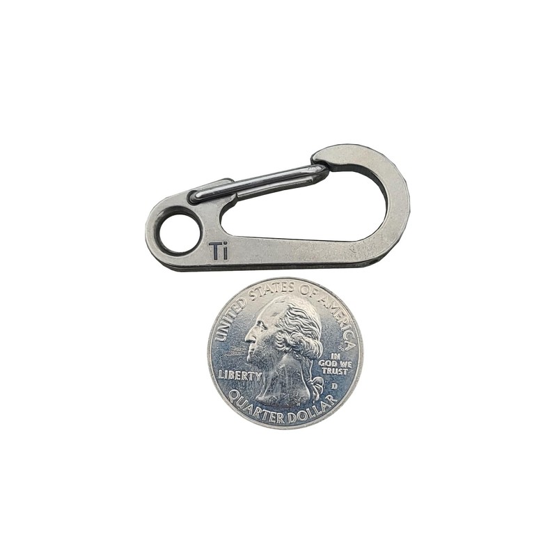 TrailLark Titanium Carabiner Small