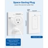 Remote Control Outlet, WILAWELS Wireless Light Switch, Removable Remote Light