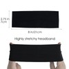 6Pcs Headbands for Women Non Slip Elastic Stretchy Cotton Head