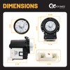 Quick Parts Delivery 4681EA2001T Washing Machine Drain Pump, Replacement for