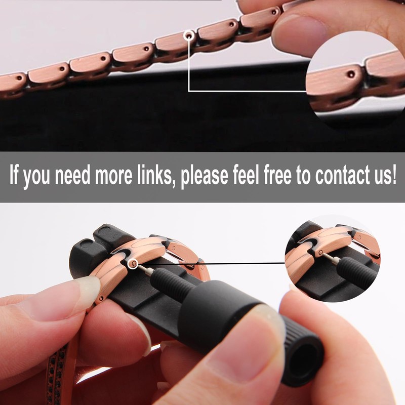 Copper Cross Bracelet for Men, Ultra Strength Magnetic Jewelry, Rice-Ear