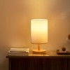 Absdefen Japanese Table Lamp, Bedside Lamp, Bedside Light, Fabric Shade,