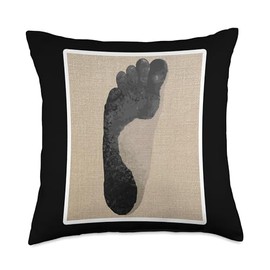 Bare Foot Of Monk Minh Tue - Walking Barefoot Throw Pillow