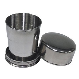 MFH Stainless Steel Telescopic Drinking Cup 150ML
