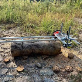 DOYAM 9 FT 270CM Rail Mill Guide System 3 Crossbar Kits Work with Chainsaw Mill