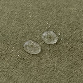 EMEMA Cushion Cover, Sofa Cushion, Decorative Cushion Covers, Made of Polyester, for Sofa, Living Room, Garden, Bed, Outdoor, Waterproof, Set of 2, 30 x 50 cm, Dark Green