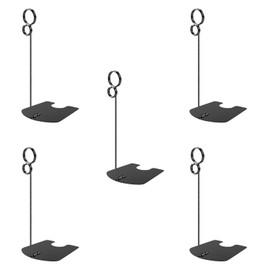 NYANDELMO Pop Stand Ring Stand Price Card Photo Frame Stand Set of 5 (Black, 15 cm)