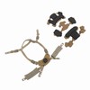 Helmet Dial Suspension System Chin Strap Helmet Padding Kit for
