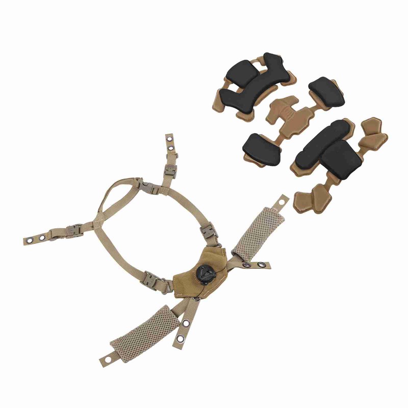 Helmet Dial Suspension System Chin Strap Helmet Padding Kit for