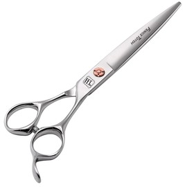 Fenice Totem Dog Grooming Scissors: 7 inch Pet Straight Shears Made Of Japanese 440C Advanced Stainless Steel Professional Grooming Scissors for Dogs Cats and Other Pets