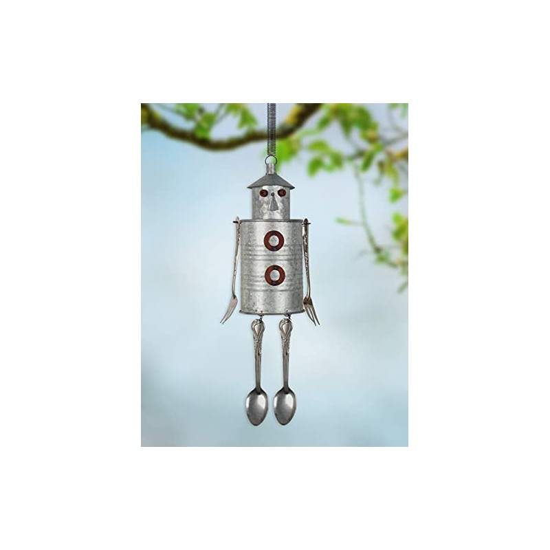 Sunset Vista Designs 14378 Small Tin Man Bouncy Hanging Decoration,12x4