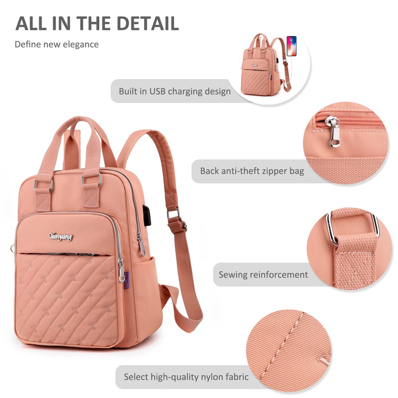 NICOLE & DORIS Women's Backpack Laptop Backpack for School Work