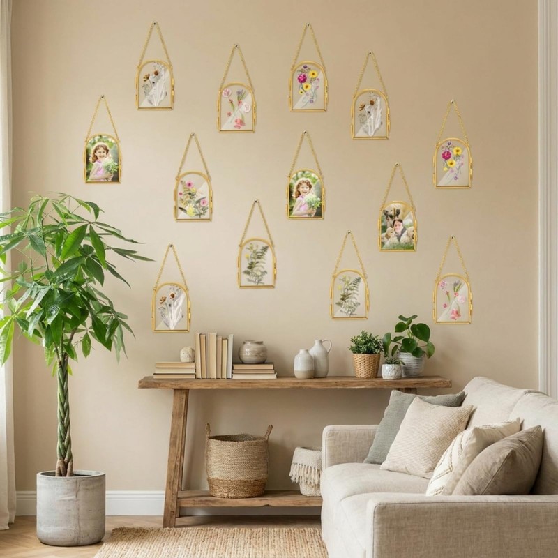 16 Pcs Glass Frame for Pressed Flowers 3.5 x 2.5
