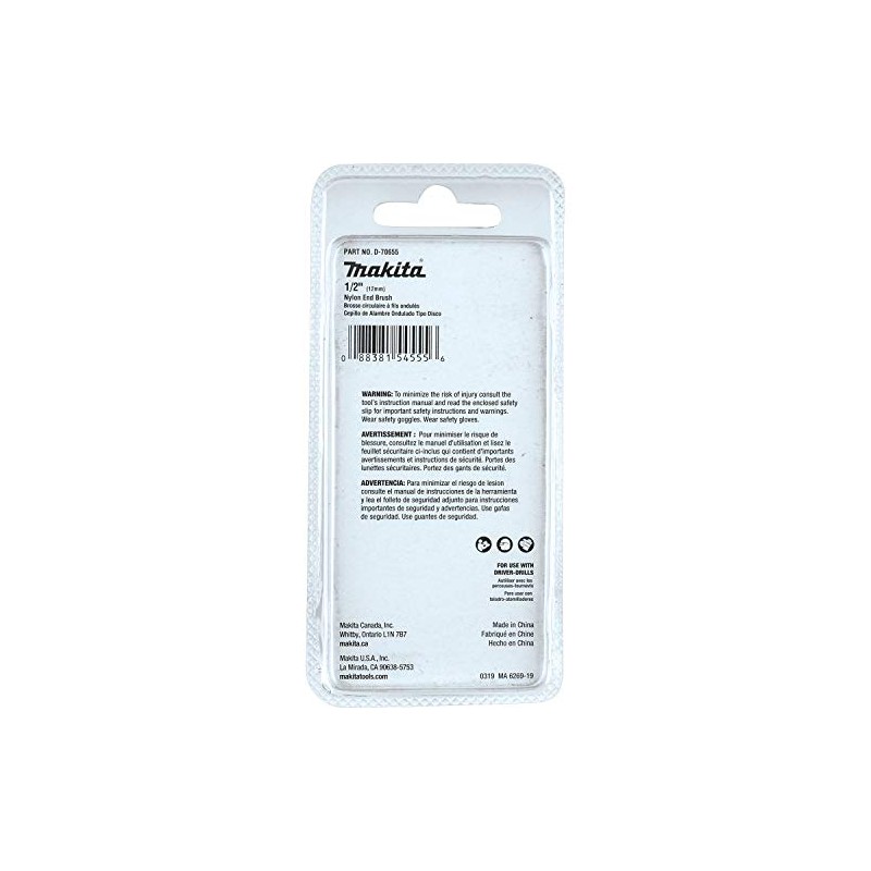 Makita D-66933 1/2" End 240G Nylon 1/4" 1/Ea