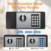 PATRON Small Safe Box for Money with Code and Keys，Solid