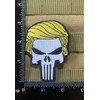 NWT Trump Punisher White Skull USA Tactical Morale Patch Hook