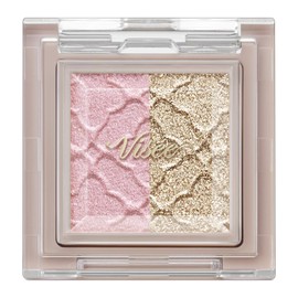 Visee Riche Dazzling Duo Eyes Eye Shadow PK-3 Pastel Pink 0.04 oz (1.2 g) (x1)