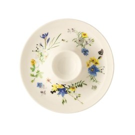 Rosenthal Brillance Fleurs des Alpes Egg Cup with Tray 13.6 cm