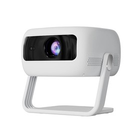 360° Mini Projector: 2024 Upgraded WiFi 6, Bluetooth 5.0, 1080p Supported, 15000L, Electric Focus, HiFi Speaker, Multi-Device Compatible Outdoor Phone Projector - Visulapex Portable Home Theater