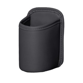 YFFSFDC Drink Holder, Car, Cup Holder, Leather, For Cars, Water Cup Box, Easy Installation, Drink, Small Items, Garbage Storage, Car Supplies, Convenient Goods (Black, 1 Piece)