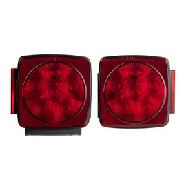 Blazer International C7423 LED Square Submersible Trailer Light Kit